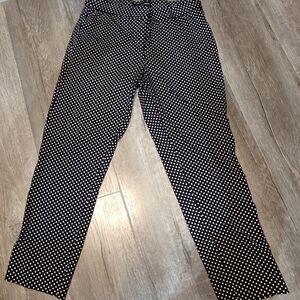 Black and White Polka Dot Pants